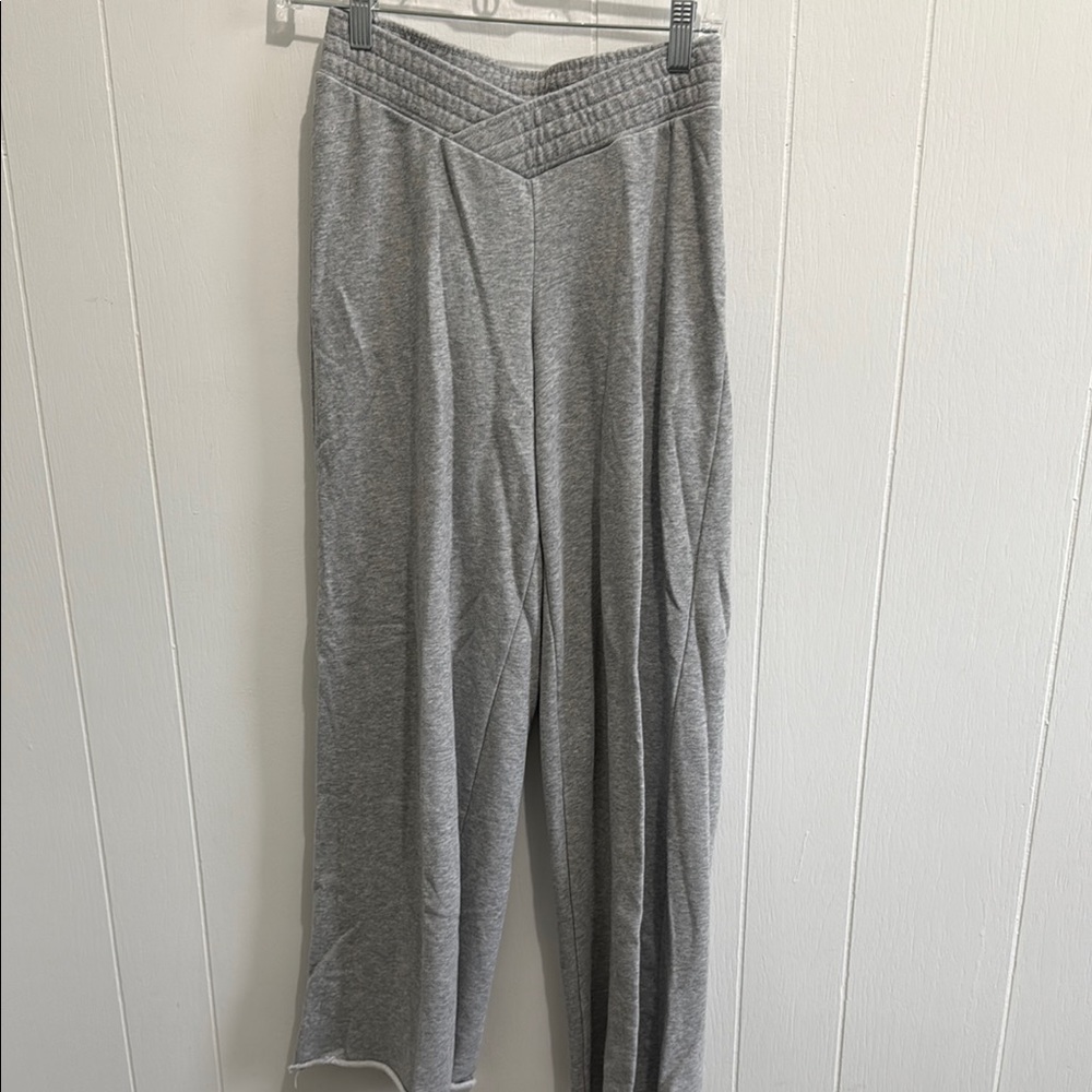 Gray Wide-Leg Pants Aerie